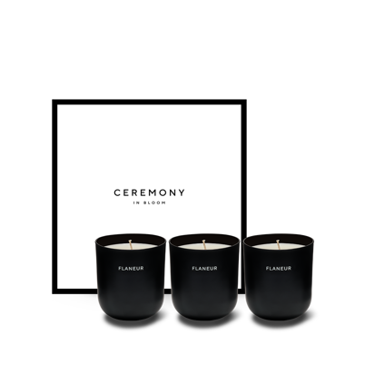 Flaneur Scented Candle Trio Set