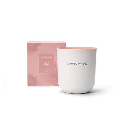 Simply Peony Scented Candle 300g